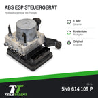 5N0614109P ABS Block Steuergerät Hydraulikblock VW Tiguan 5N