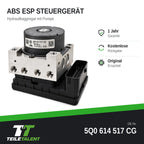 5Q0614517CG ABS Block Steuergerät VW Golf 7 Audi A3 8V Skoda Superb 3 Seat Ateca