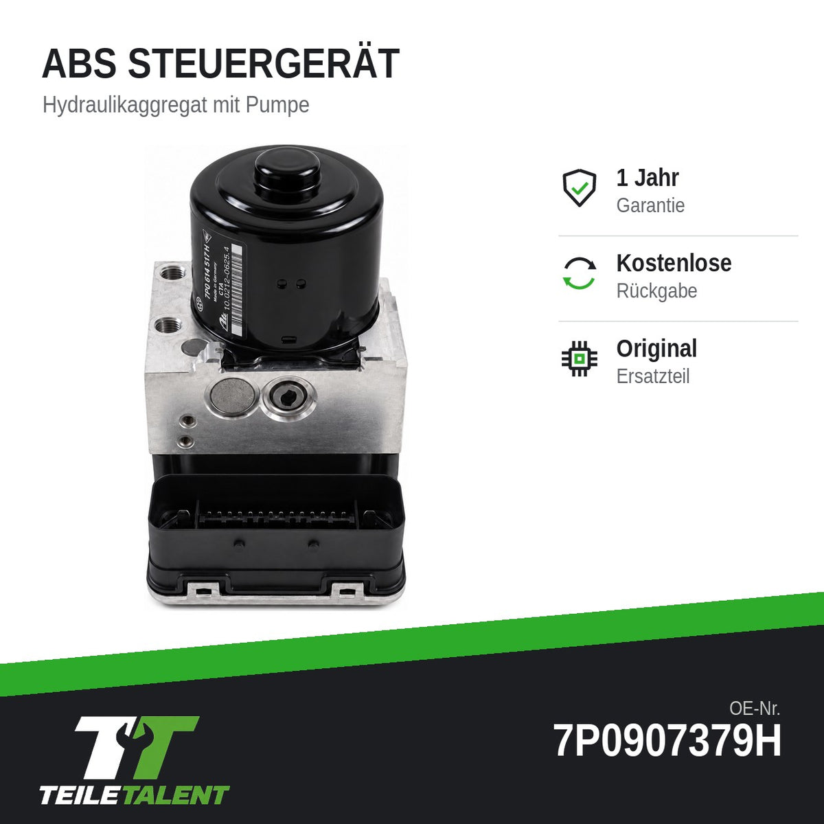 7P0907379H ABS ESP Hydraulikblock Steuergerät VW Touareg 7P Cayenne 92A