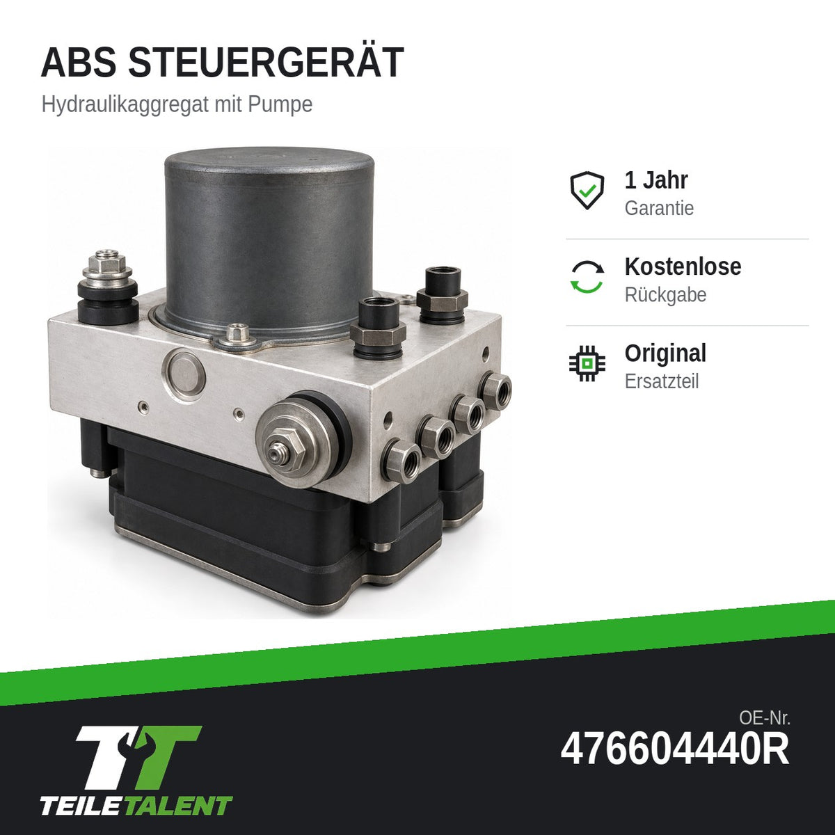 476604440R ABS Block Steuergerät Hydraulikblock Renault Master III Opel Movano