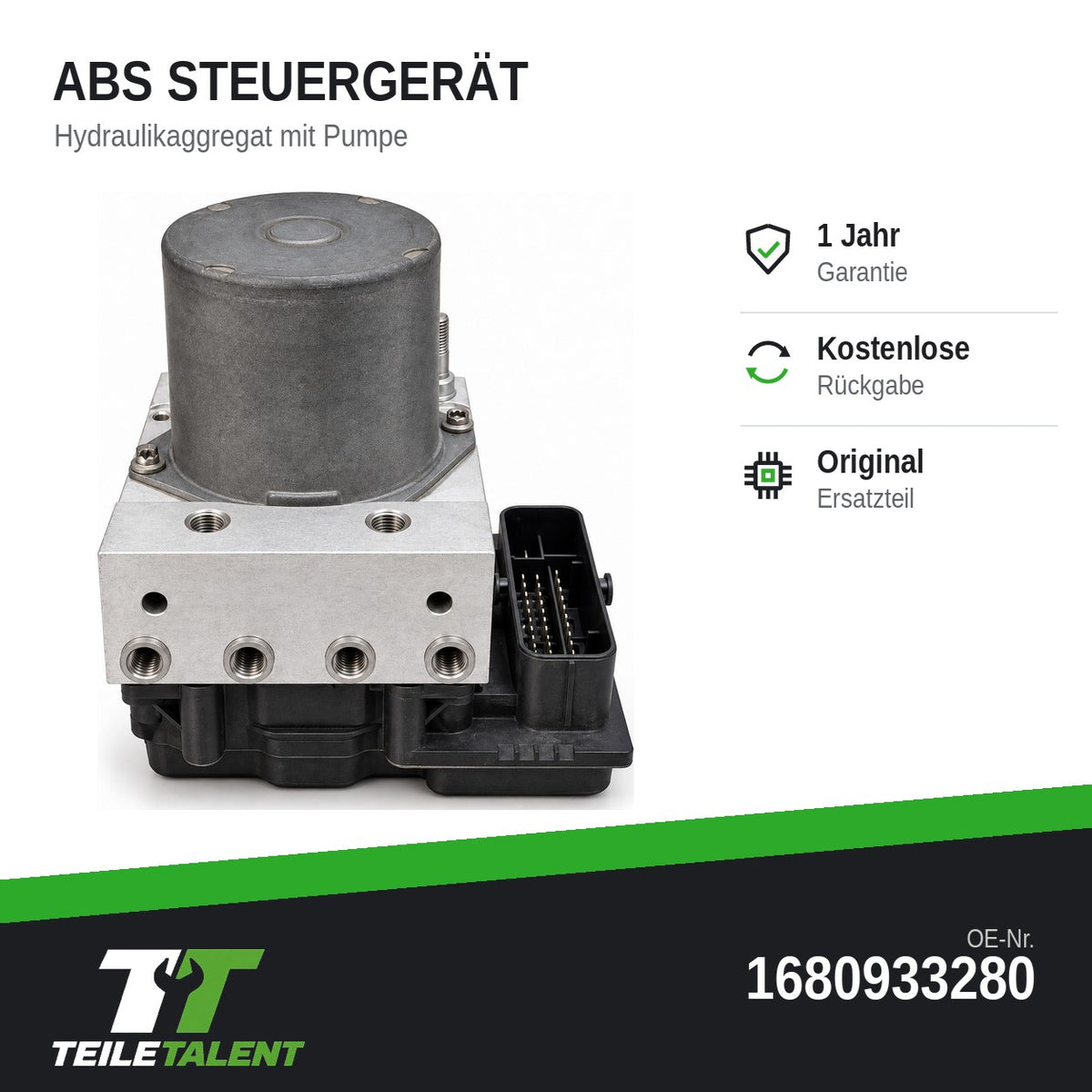 1680933280 ABS Steuergerät Hydraulikblock Citroen Jumpy Peugeot Expert