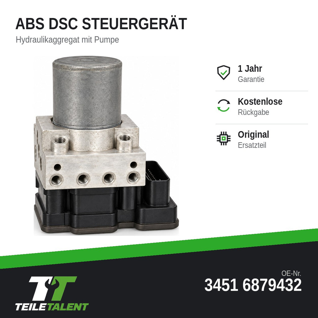 34516879432 ABS DSC Hydraulikblock Steuergerät BMW X6 F16 X5M F85
