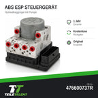 Renault Megane IV Grandtour ABS ESP Hydraulikblock Steuergerät 476600737R