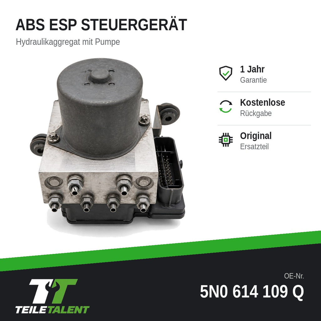 5N0614109Q ABS Block Steuergerät Hydraulikblock VW Tiguan