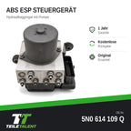 5N0614109Q ABS Block Steuergerät Hydraulikblock VW Tiguan