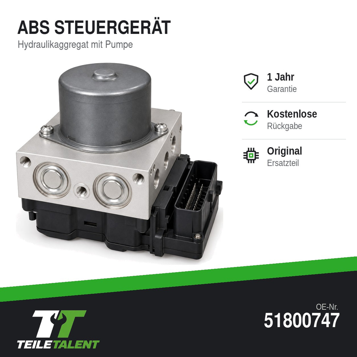 Fiat Croma 194 ABS Steuergerät Hydraulikblock 51800747 Pumpe