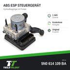 5N0614109BA ABS Block Steuergerät Hydraulikblock Audi Q3 8U