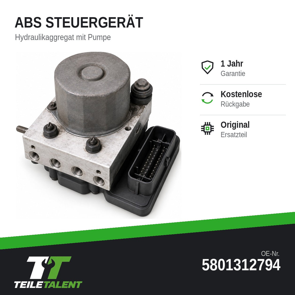 Iveco Daily V ABS Hydraulikblock Steuergerät 5801312794 0265242097