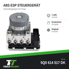 5Q0614517DK ABS Block Steuergerät Hydraulikblock Skoda Karoq MK100ESC