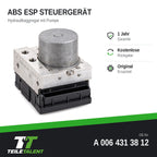 A0064313812 ABS Hydraulikblock Steuergerät Mercedes A-Klasse W169 B-Klasse W245