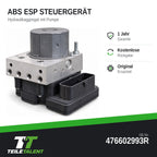 476602993R ABS Block Steuergerät Hydraulikblock Renault Twingo III