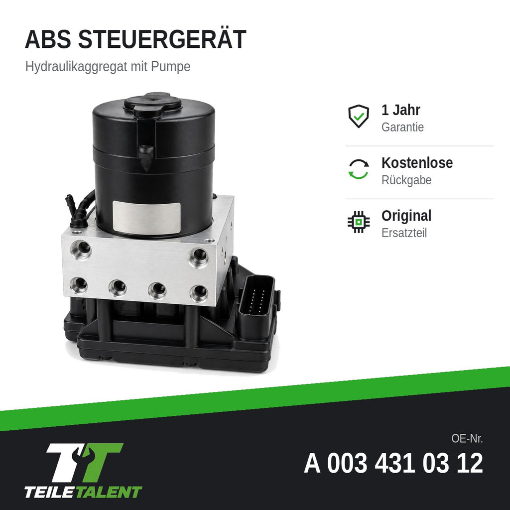 A0034310312 ABS Block Hydraulikblock Mercedes C-Klasse W202 S202 CLK C208