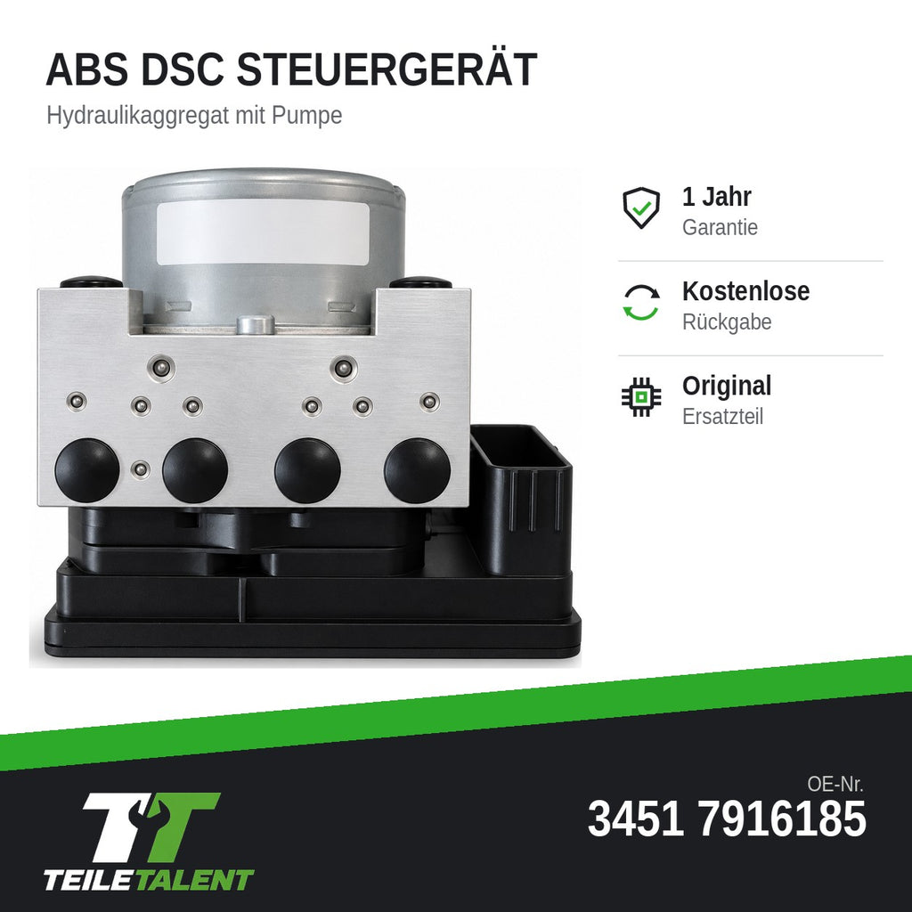 34517916185 ABS DSC Block Steuergerät BMW X1 F48 2er F45 F46