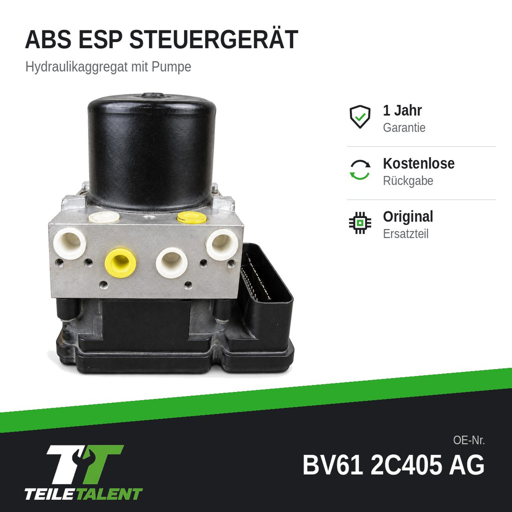 BV612C405AG ABS ESP Block Steuergerät Hydraulikblock Ford Focus 3