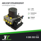 0265252016 ABS ESP Block Steuergerät Hydraulikblock Peugeot Expert Jumpy