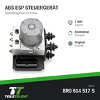 8R0614517S ABS Hydraulikblock Steuergerät Audi Q5 8R SQ5 8R0907379G