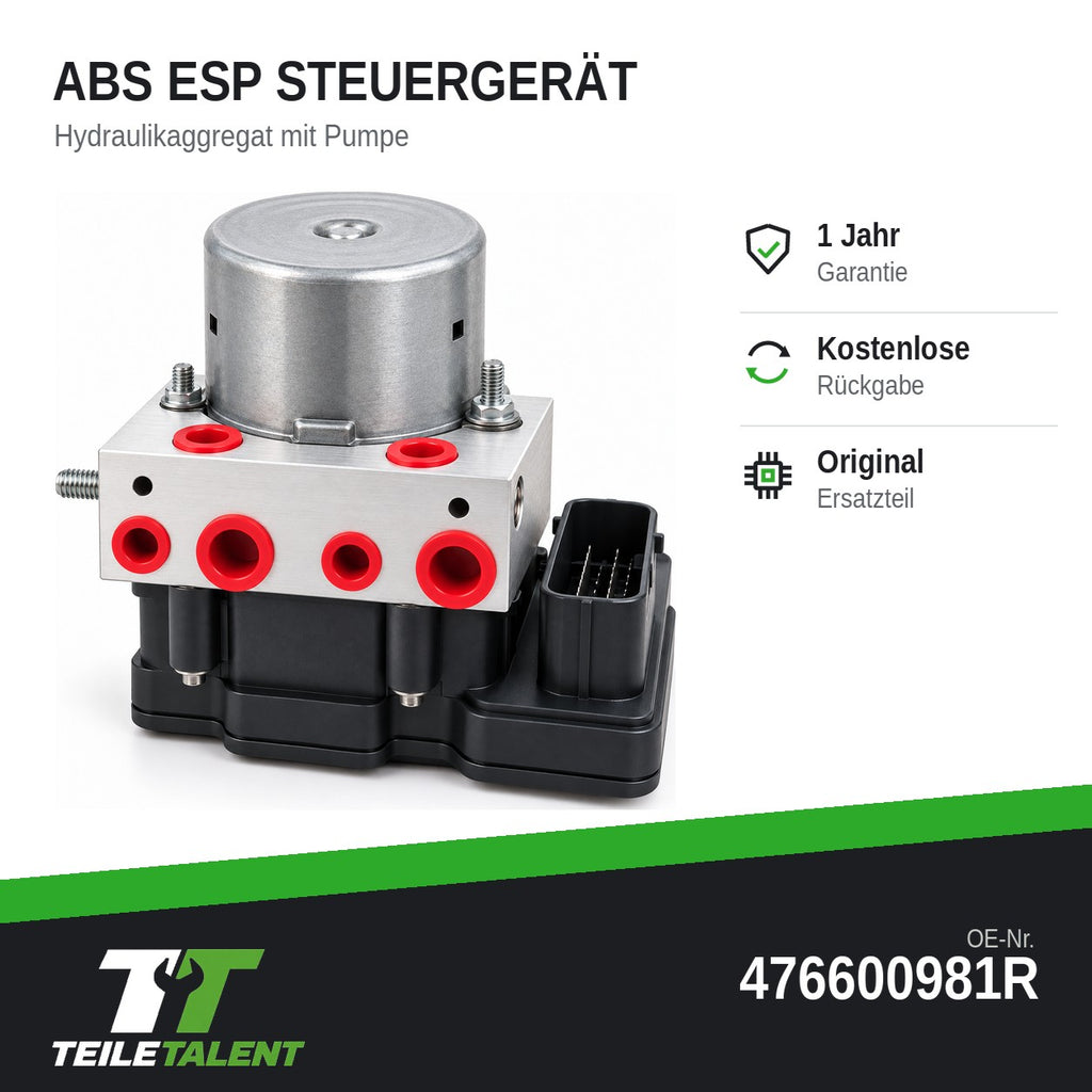 476600981R ABS Block Steuergerät Hydraulikblock Renault Twingo III