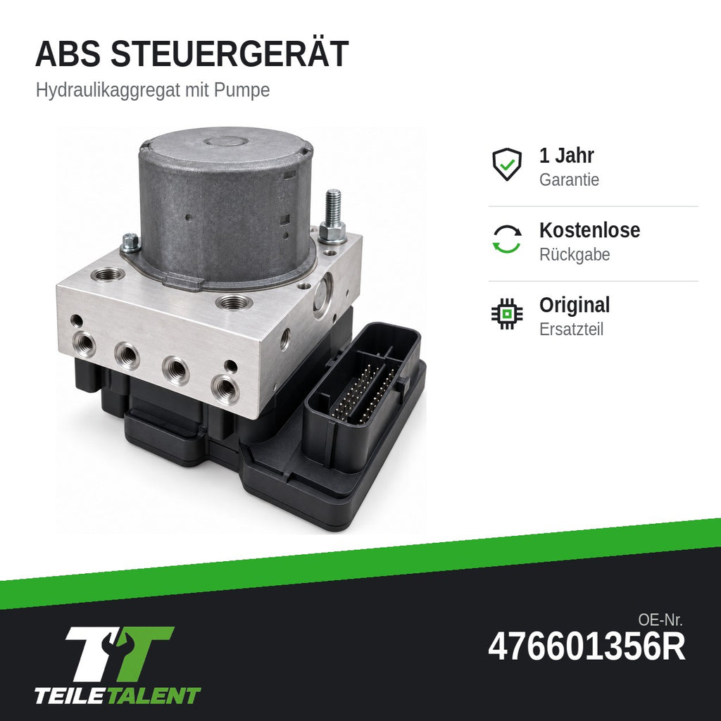 476601356R ABS Block Steuergerät Hydraulikblock Renault Kadjar
