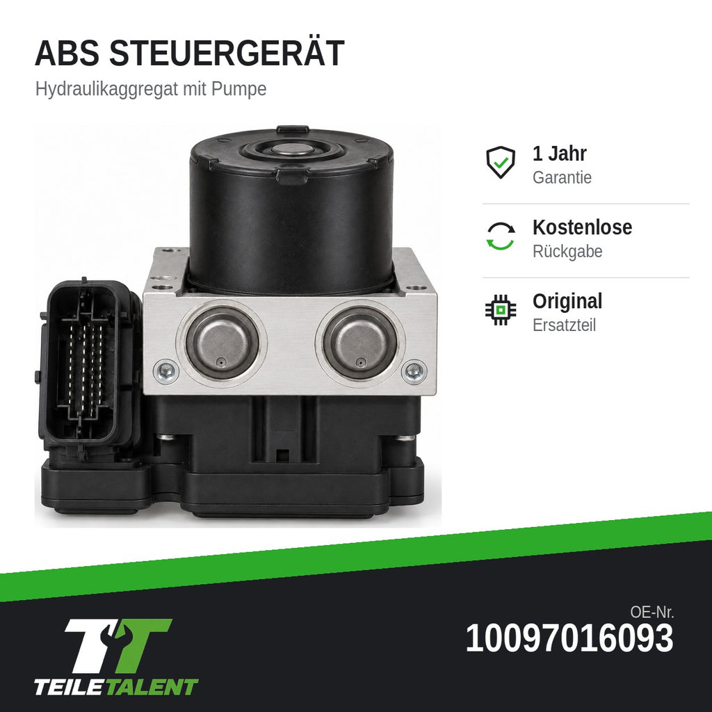 51816795 ABS Steuergerät Hydraulikblock Fiat Doblo 263 Pumpe