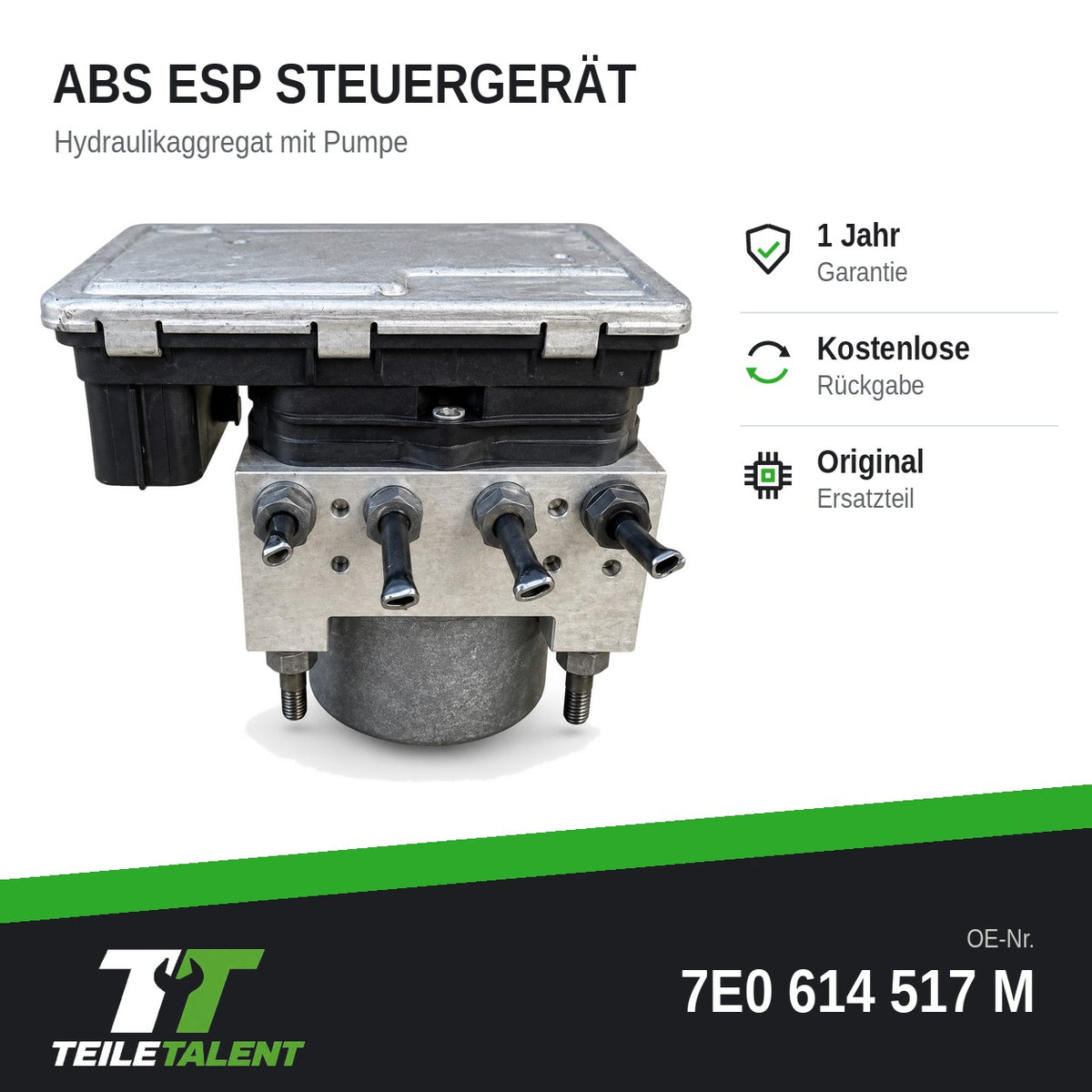 7E0907379P ABS Block Steuergerät Hydraulikblock VW T6 Transporter Caravelle