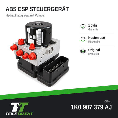 1K0907379AJ ABS Block Steuergerät Hydraulikblock Skoda Yeti 5L 4x4