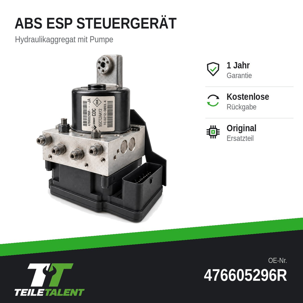 476605296R ABS Block Steuergerät Renault Megane III Scenic III Fluence