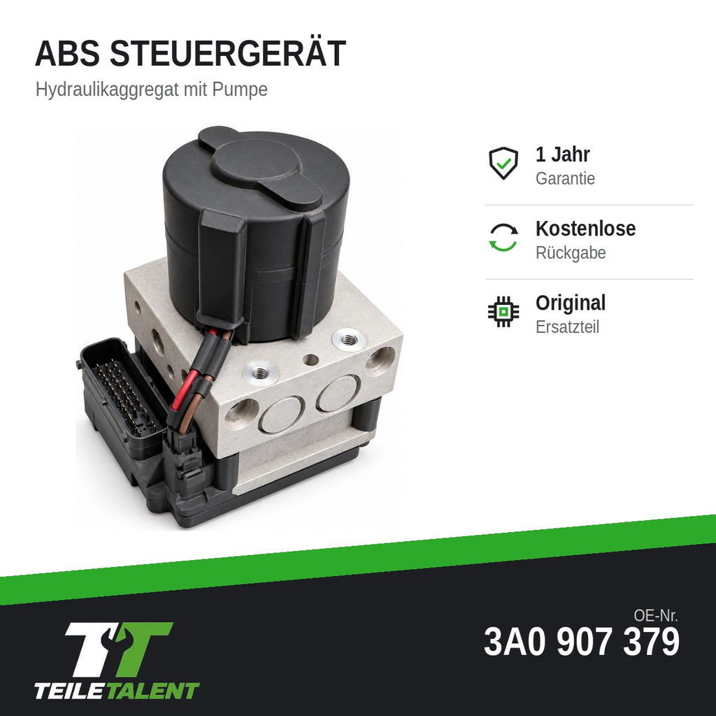 3A0907379 ABS Steuergerät Hydraulikblock VW Golf 3 1H
