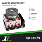 3Q0614517H ABS Block Hydraulikblock Steuergerät VW Passat B8 3G Variant Alltrack