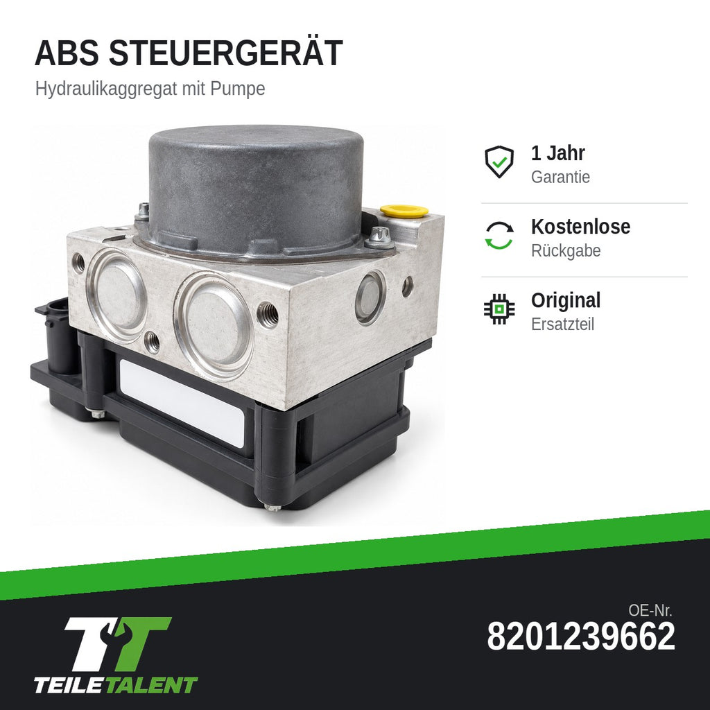 8201239662 ABS Block Steuergerät Hydraulikblock Renault Kangoo II