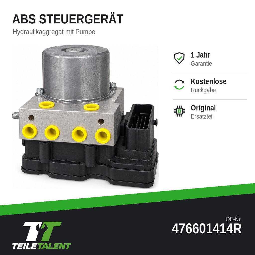 476601414R ABS Block Steuergerät Hydraulikblock Renault Twingo III