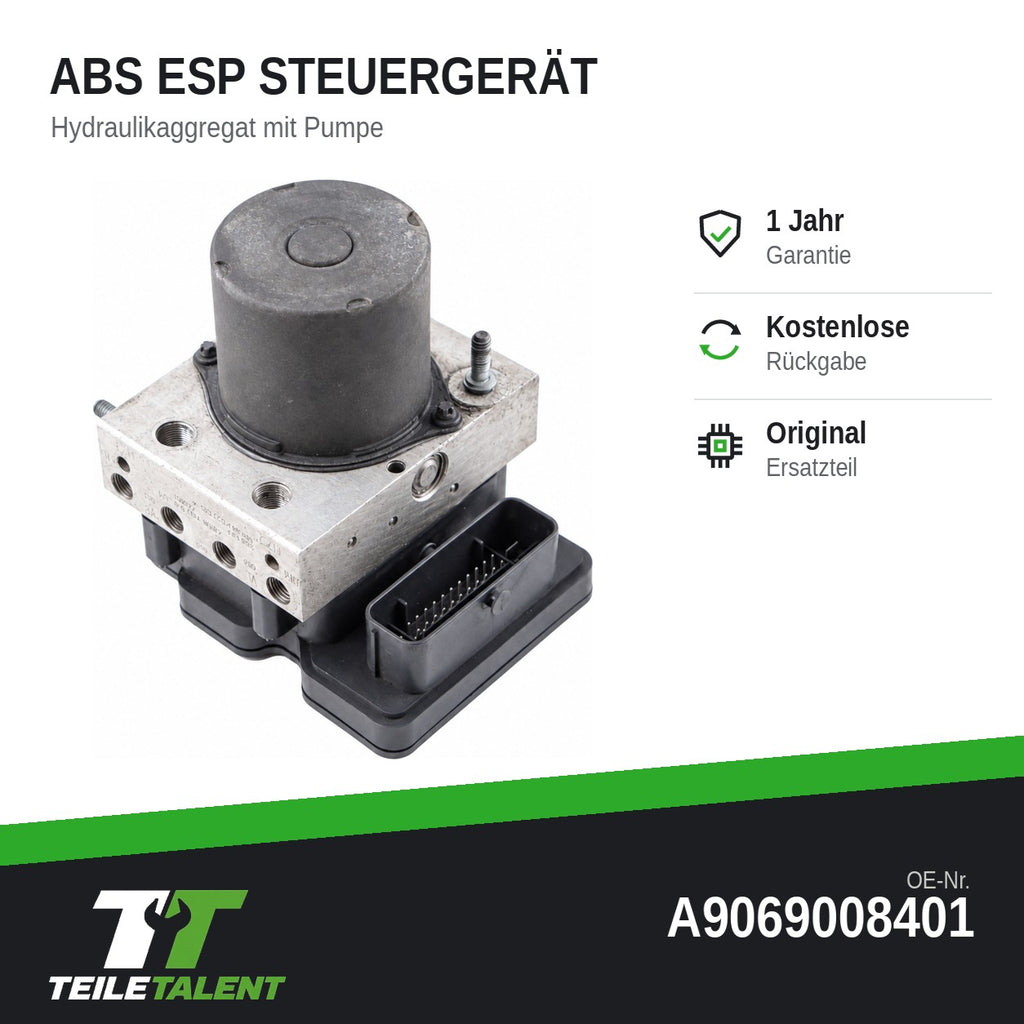 A9069008401 ABS Steuergerät Hydraulikblock Mercedes Sprinter W906 VW Crafter