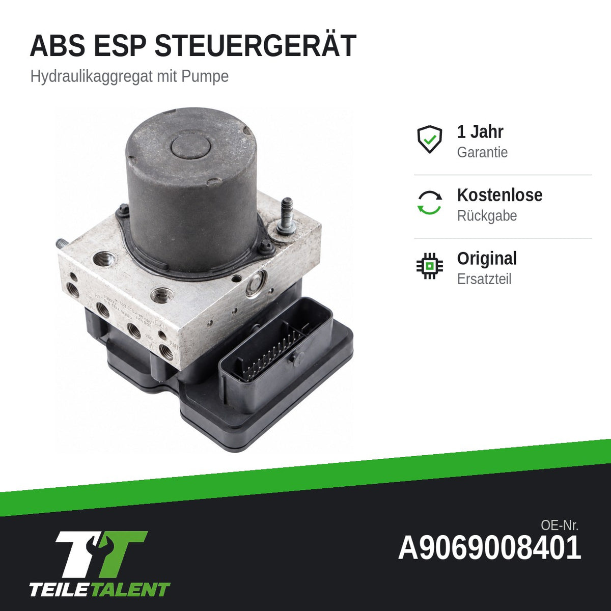 A9069008401 ABS Steuergerät Hydraulikblock Mercedes Sprinter W906 VW Crafter