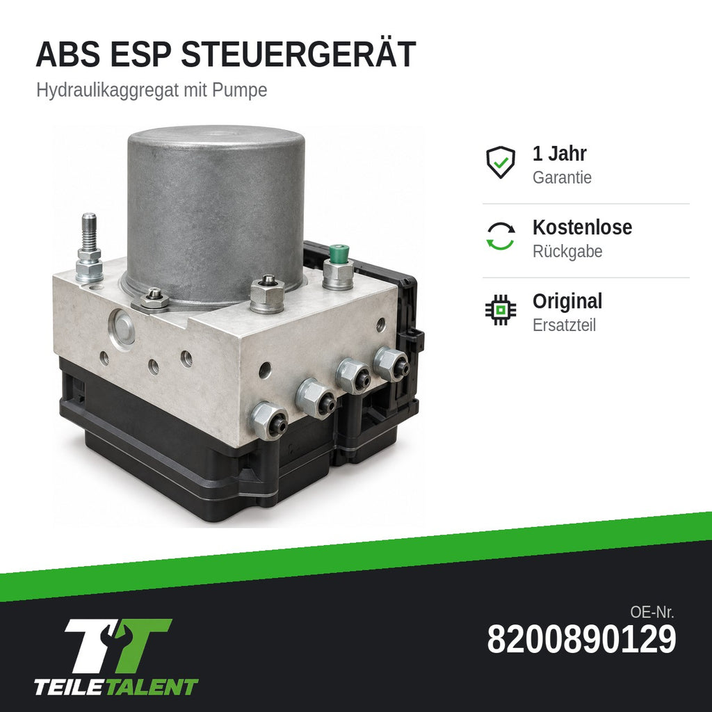 8200890129 ABS Block Steuergerät Hydraulikblock Renault Clio III R