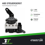 476605718R ABS Block Steuergerät Hydraulikblock Renault Kangoo II