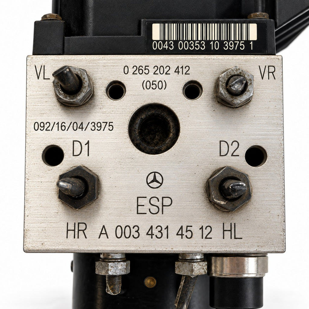 A0034314512 ABS Block Steuergerät Hydraulikblock Mercedes A-Klasse W168