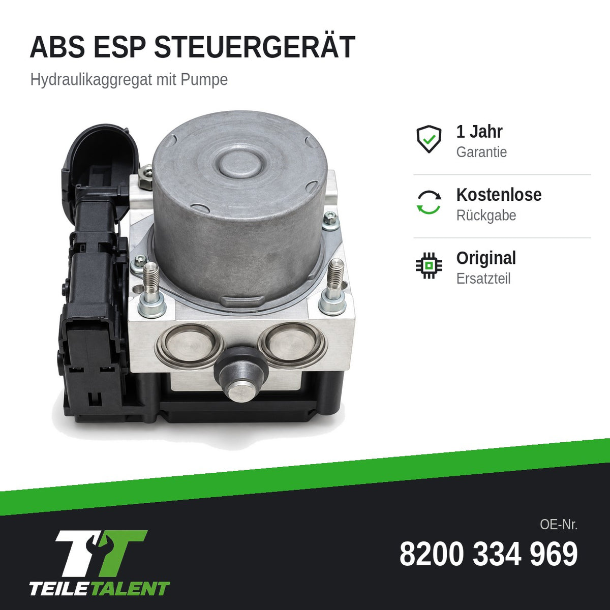 8200334969 ABS Block Steuergerät Renault Clio III