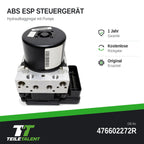 476602272R ABS Block Steuergerät Renault Megane III Scenic III