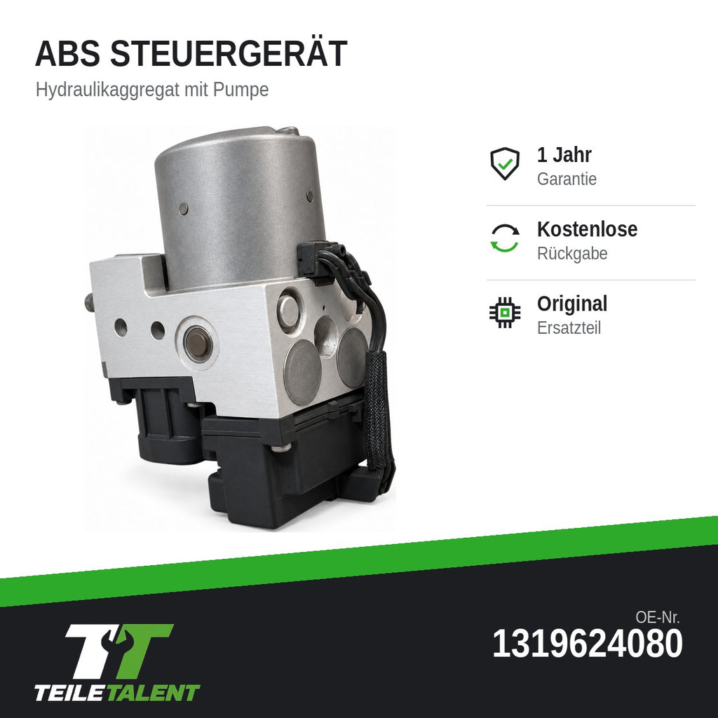 Fiat Ducato 244 230 ABS Block Steuergerät Hydraulik 1319624080 Pumpe