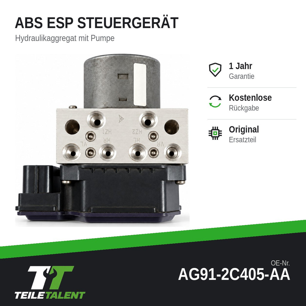 Ford S-Max Galaxy WA6 ABS Steuergerät Hydraulikblock AG912C405AA