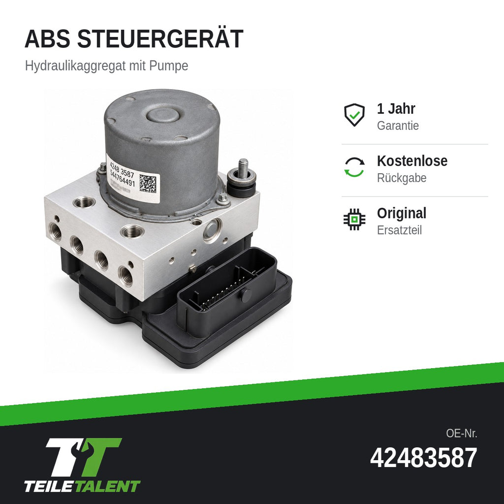 42483587 ABS Block Steuergerät Hydraulikblock Opel Karl C16