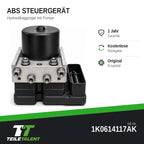 1K0614117AK ABS ESP Hydraulikblock Steuergerät VW Golf 6 5K