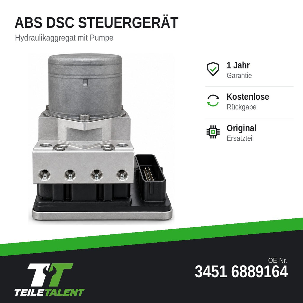 34516889164 ABS DSC Hydraulikblock Steuergerät BMW 5er G30 G31
