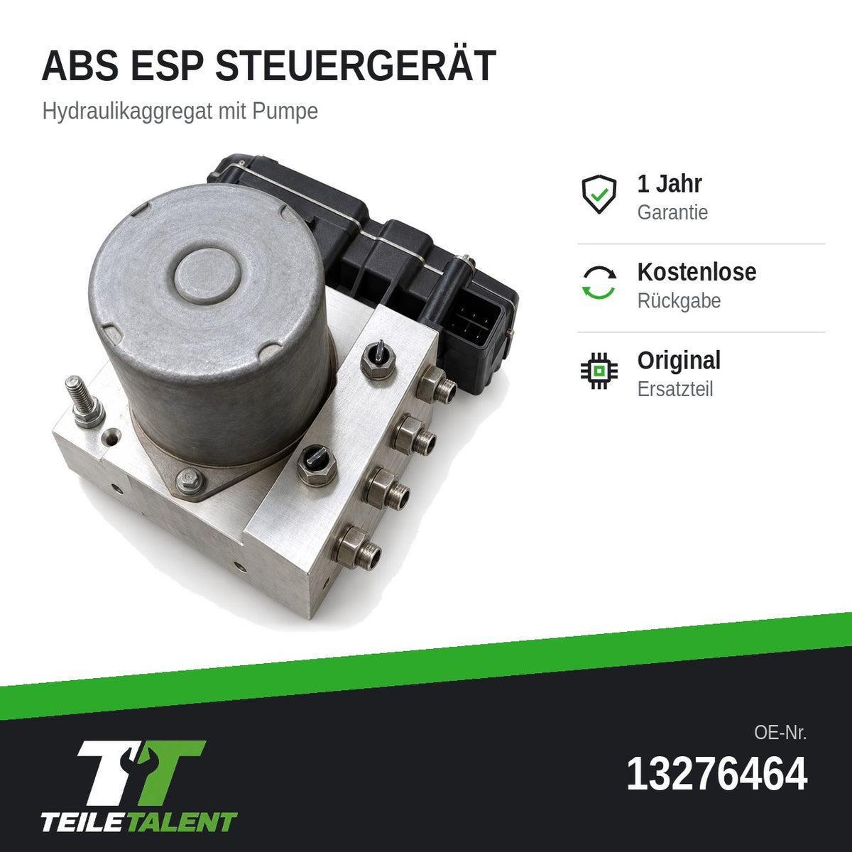 13276464 ABS ESP Block Steuergerät Hydraulikblock Opel Meriva A