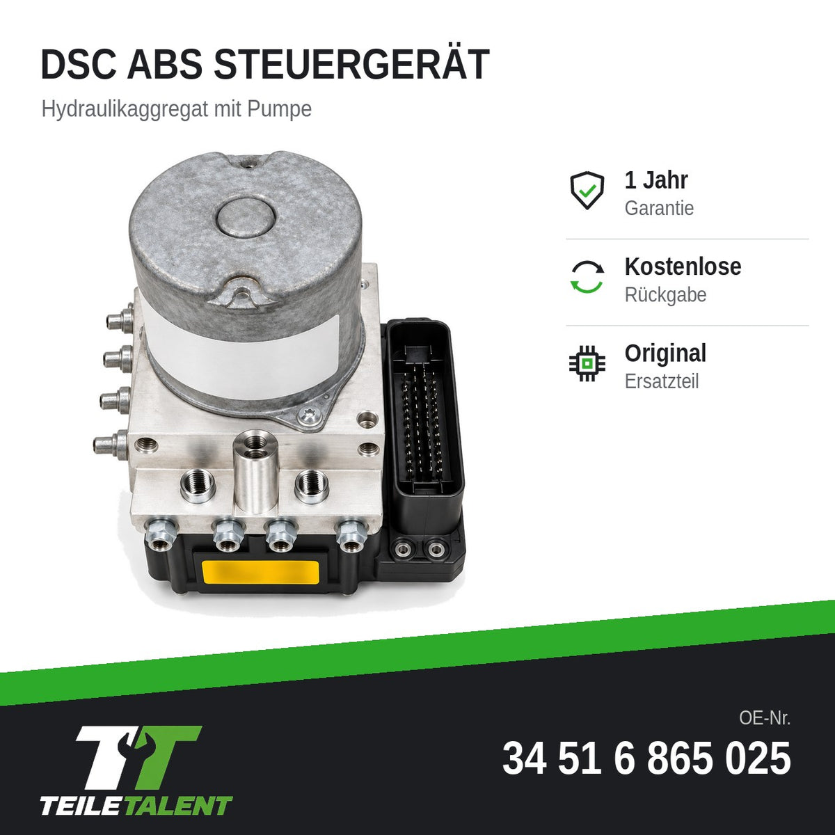 DSC ABS Hydroaggregat 34516865025 BMW X5 E70 X6 E71 E72 Steuergerät Pumpe