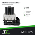 6Q0614517AJ ABS Block Steuergerät Hydraulikblock Seat Ibiza III Cordoba