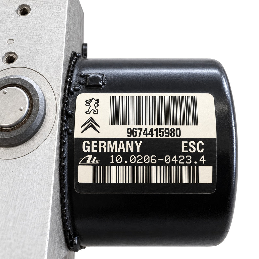 9674415980 ABS Hydraulikblock Steuergerät Peugeot 207 WA Citroën DS3 SA