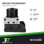 9674415980 ABS Hydraulikblock Steuergerät Peugeot 207 WA Citroën DS3 SA