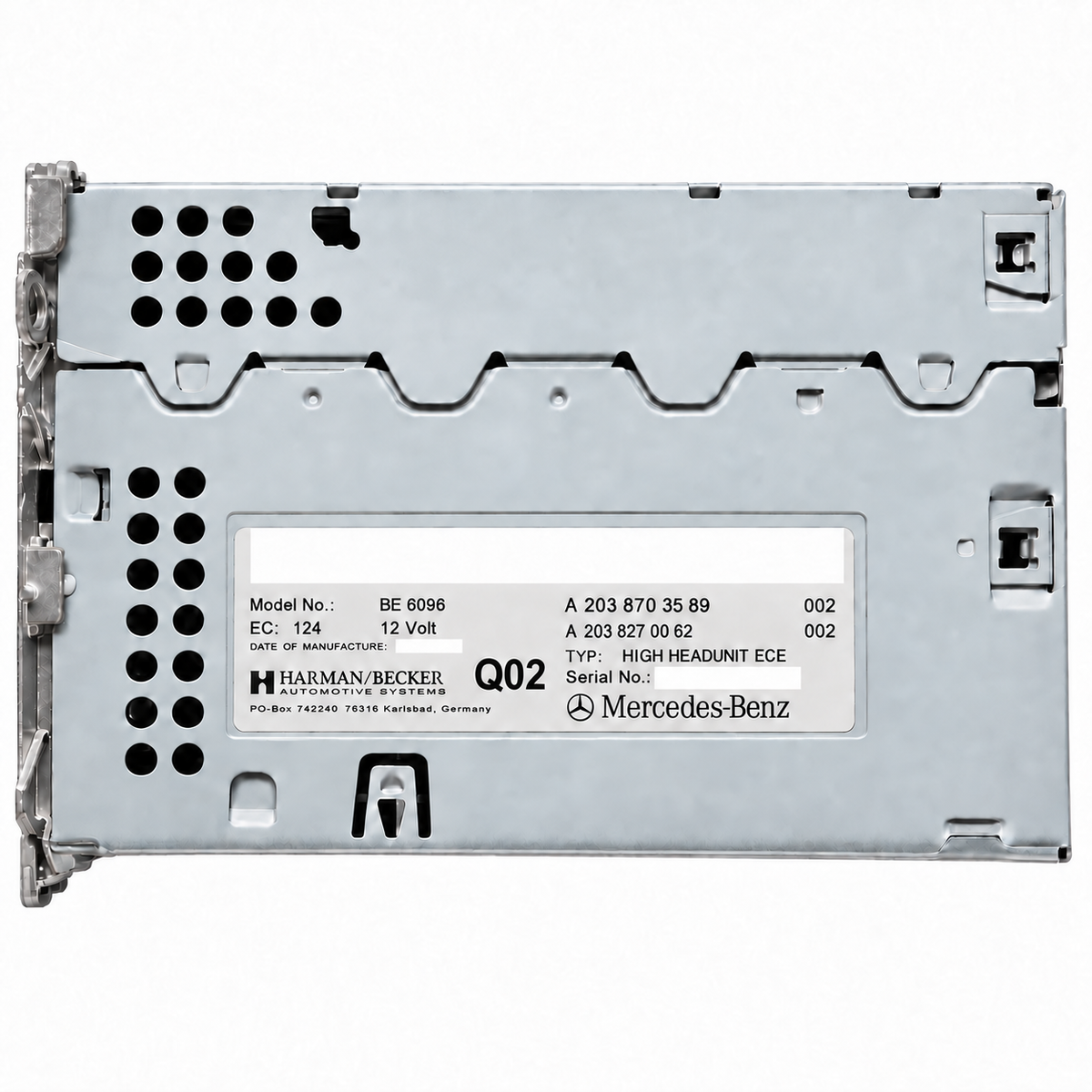 Mercedes W203 W209 COMAND APS NTG2 A2038703589 BE6096 + Radiocode