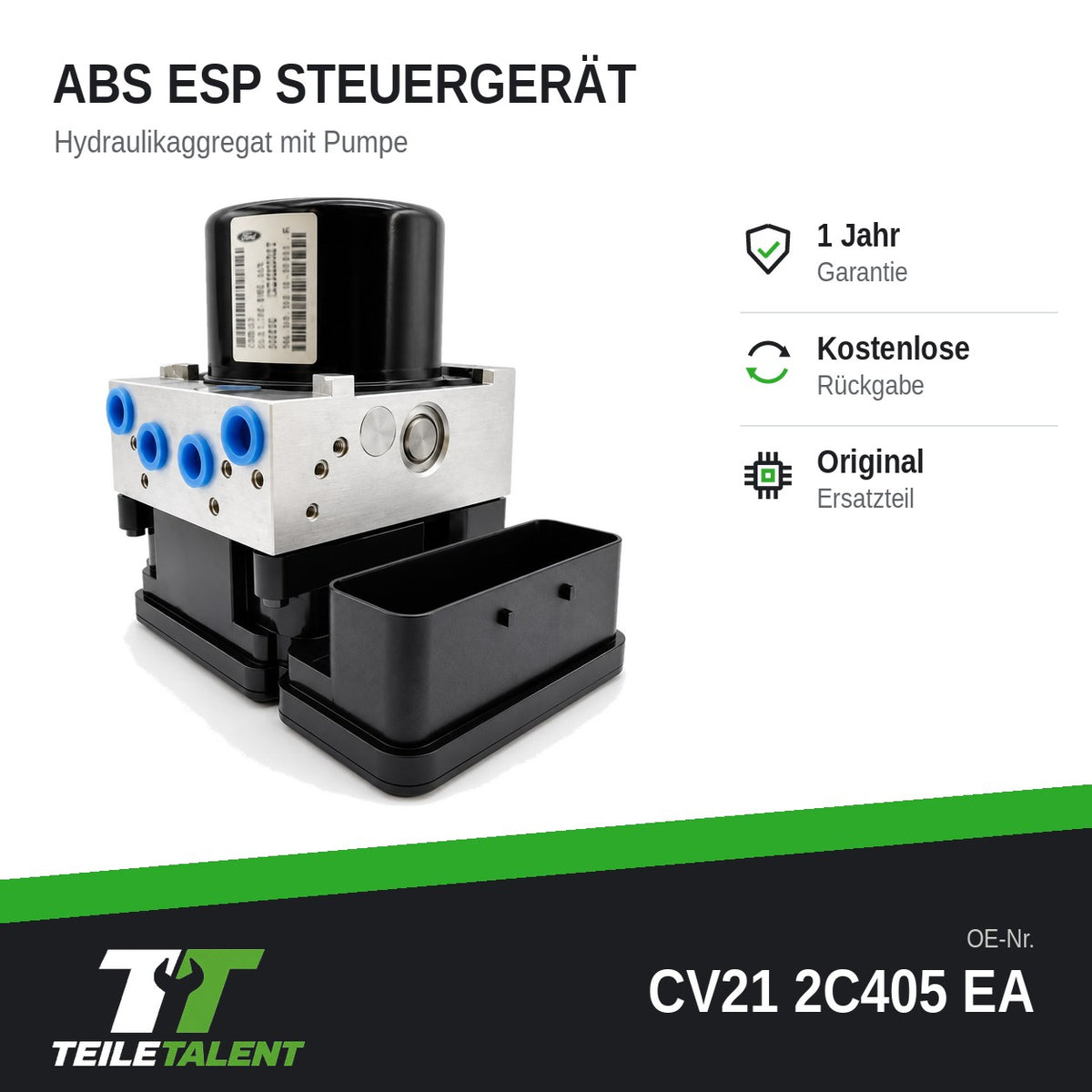 CV212C405EA ABS ESP Block Steuergerät Hydraulikblock Ford Fiesta 6 B-Max