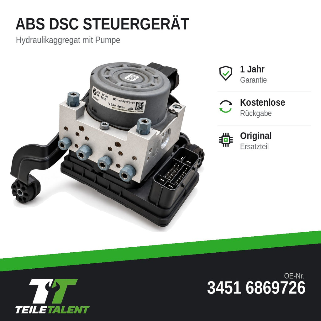 34516869726 ABS DSC Block Steuergerät BMW 1er F20 F21 2er F22 4er F32 F36